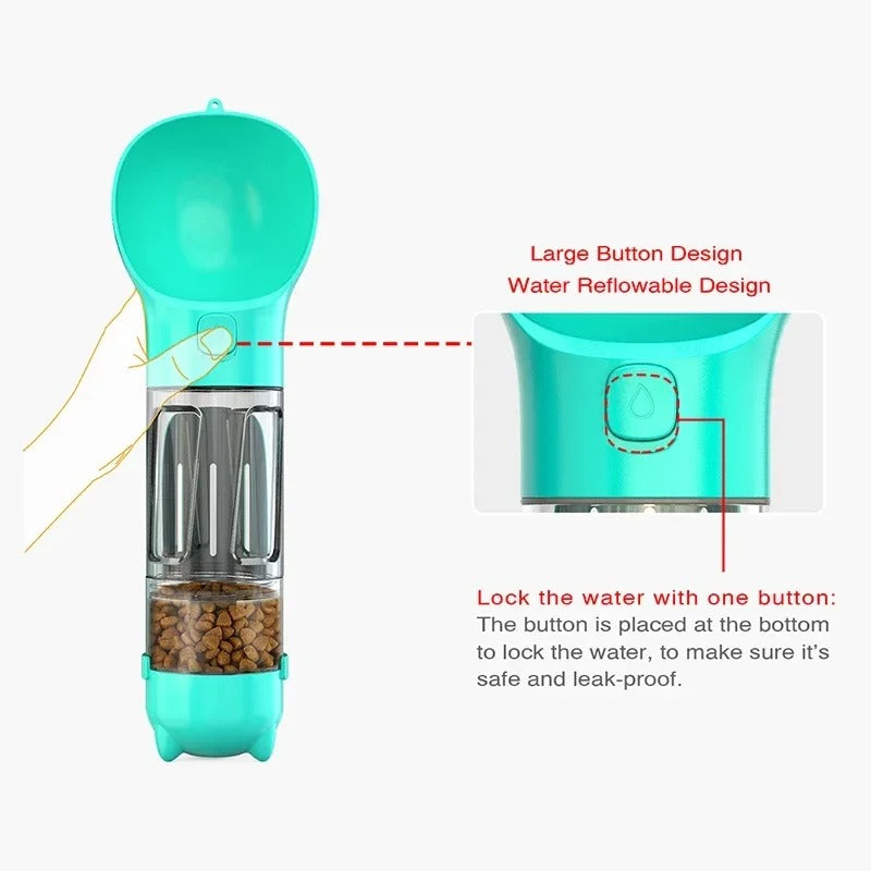 Multifunctional Dog Water Bottle - Nathi