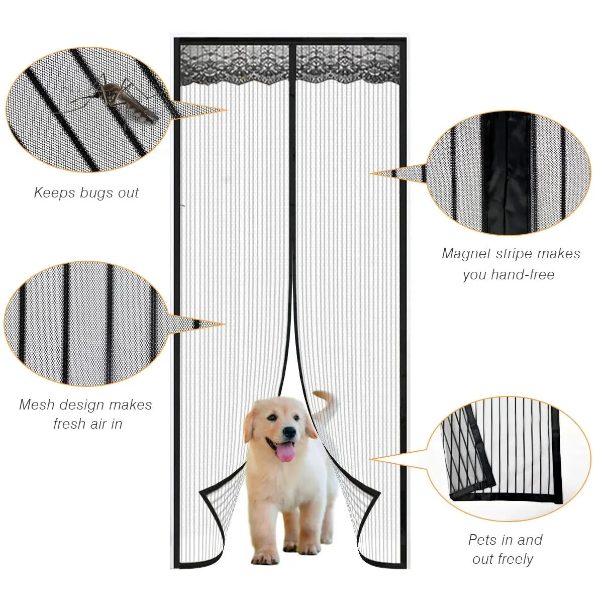 Magnetic Screen Door