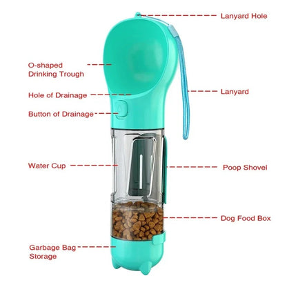 Multifunctional Dog Water Bottle