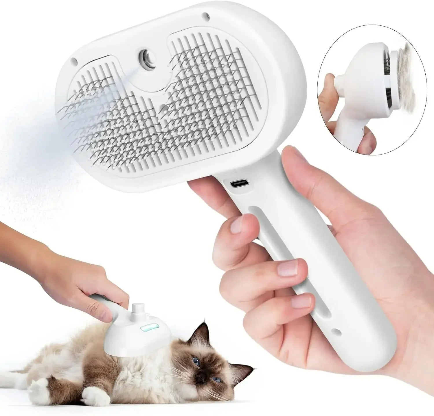 FurEase Steam Brush - Nathi